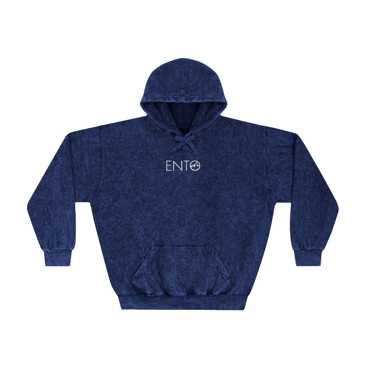 Mineral Wash Unisex Hoodie w / Logo Label - The Happy Clothing Company